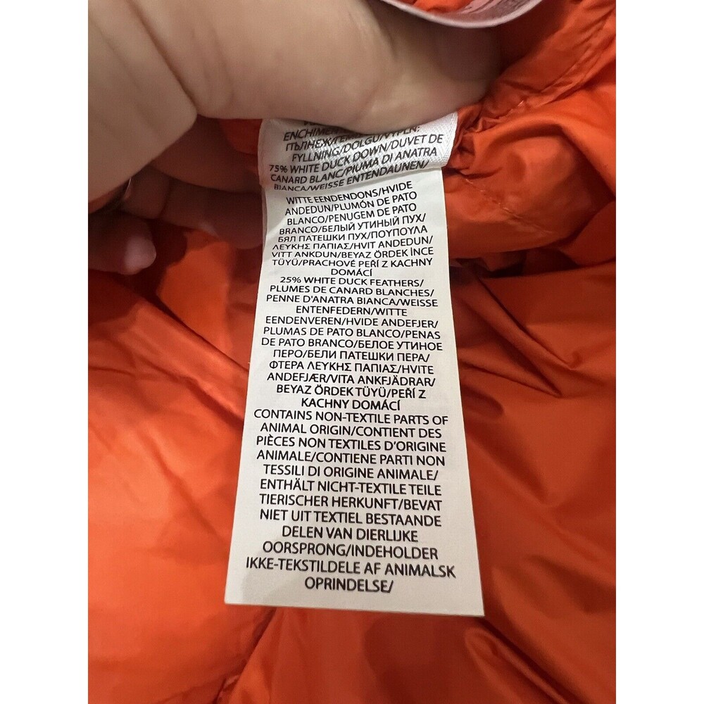 Polo Ralph Lauren Mens M Down Insulated Parka Jacket Orange NWT $498 - Picture 8 of 8